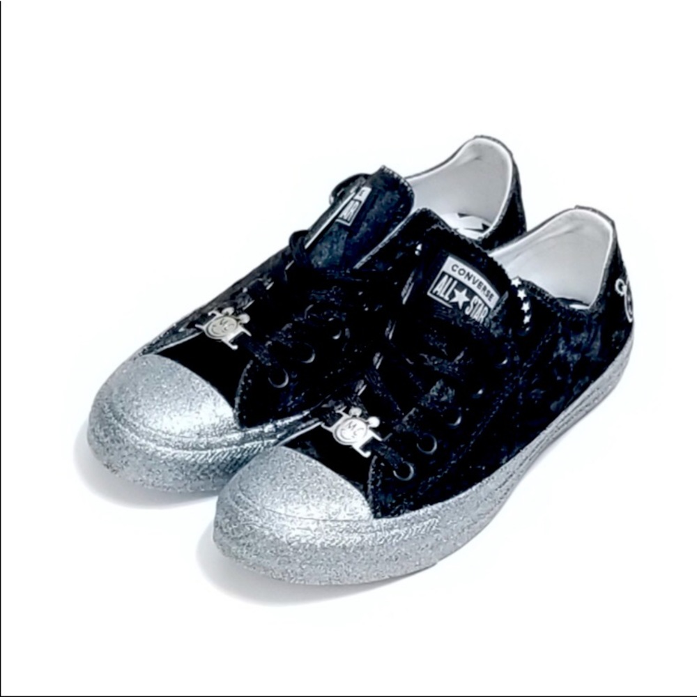 Miley Cyrus Converse black/silver